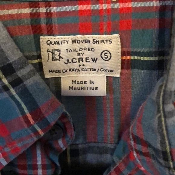 J.Crew Button Up Oxford 100%Cotton Woven - Picture 3 of 5